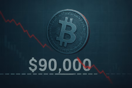 Bitcoin Dips Below $90,000 as Traders Adopt a Cautious Stance