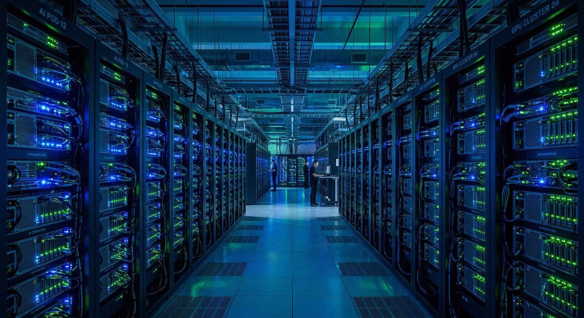 AI data center GPU infrastructure powering nvidia technologies