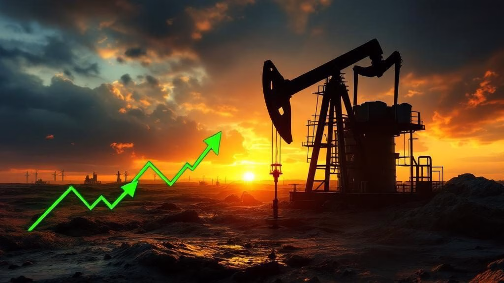 oil prices surge energy stocks - crude oil futures rally amid Middle East tensions
