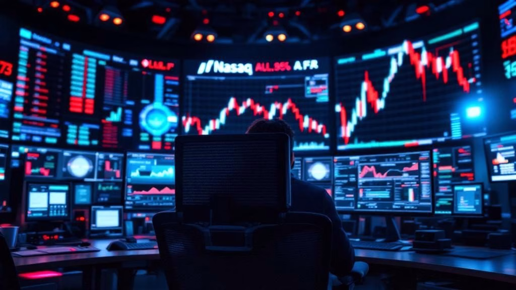 US earnings season - bank profit reports and market reaction concept