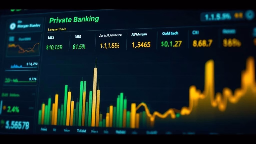 Private Banking Q1 2026 League Table: Morgan Stanley’s $8.5B Tops UBS, JPM, BofA in $36 Billion Wealth Race Private banking Q1 2026 league table dashboard Morgan Stanley UBS JPM