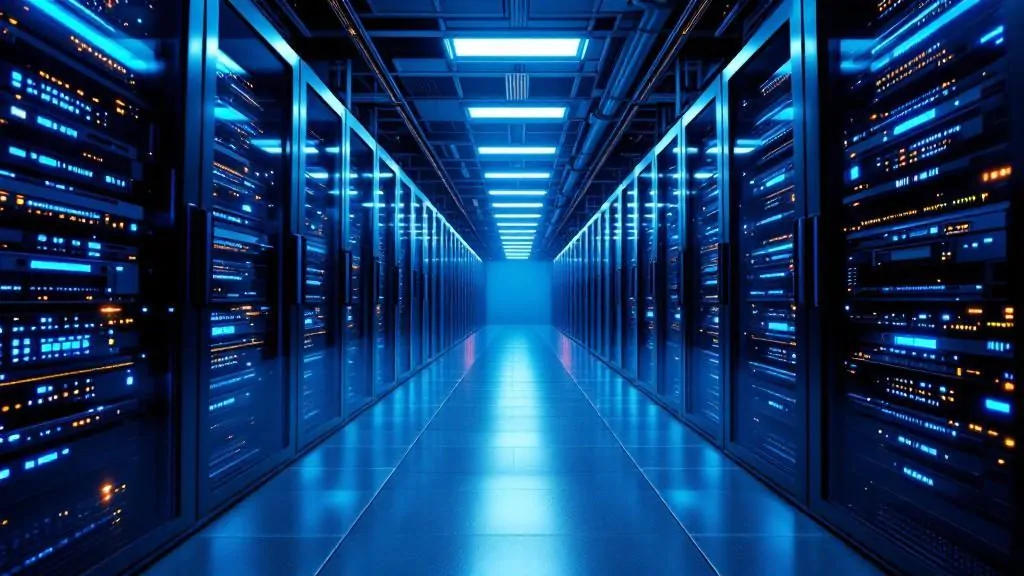 AI data center infrastructure powering Broadcom custom accelerators