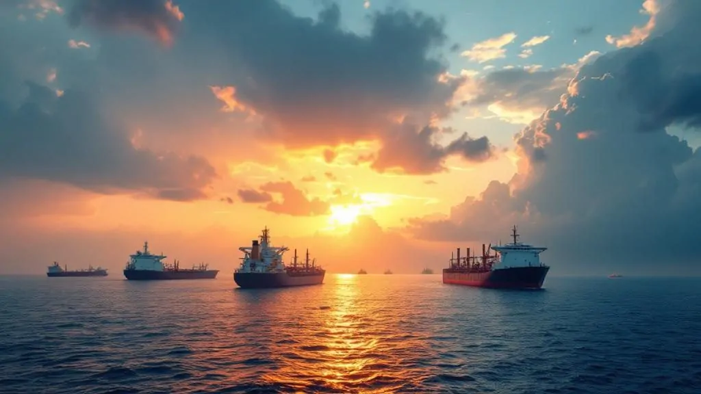 oil price surge stocks - tanker ships face Middle East supply disruption