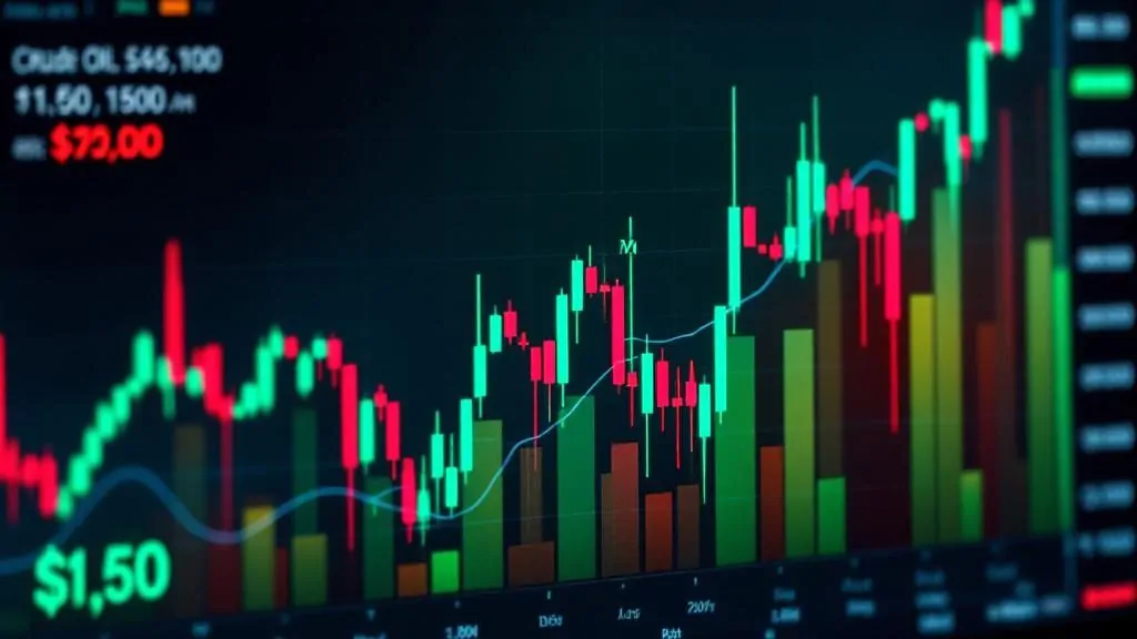 sp500 weekly losing streak - oil price chart showing crude above $100